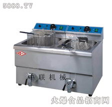 聯(lián)聯(lián)EF-12L雙缸雙篩電炸爐與合肥聯(lián)聯(lián)食品包裝機械 開啟高效餐飲與健康飲水新商機
